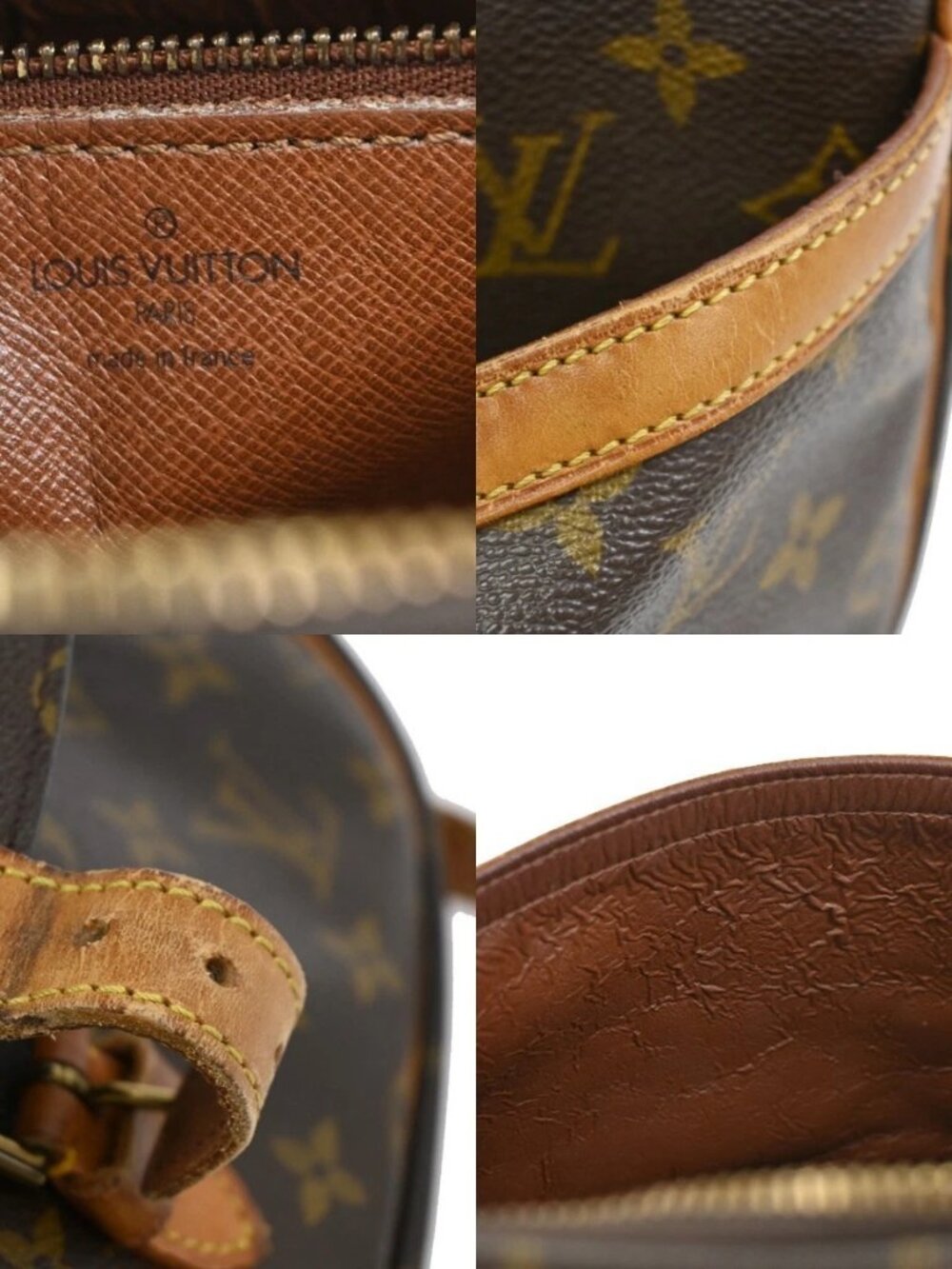 LOUIS VUITTON Jeune Fille GM Shoulder Bag Monogram Leather Brown M51225 61YJ067 - Picture 14 of 16